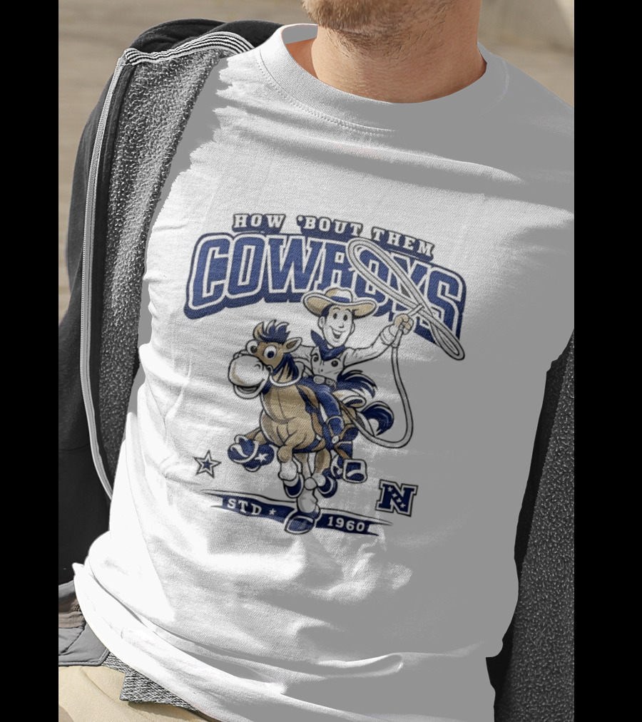 How 'Bout Them Cowboys Woody Riding Horse Howdy Partner Adventure T-Shirt