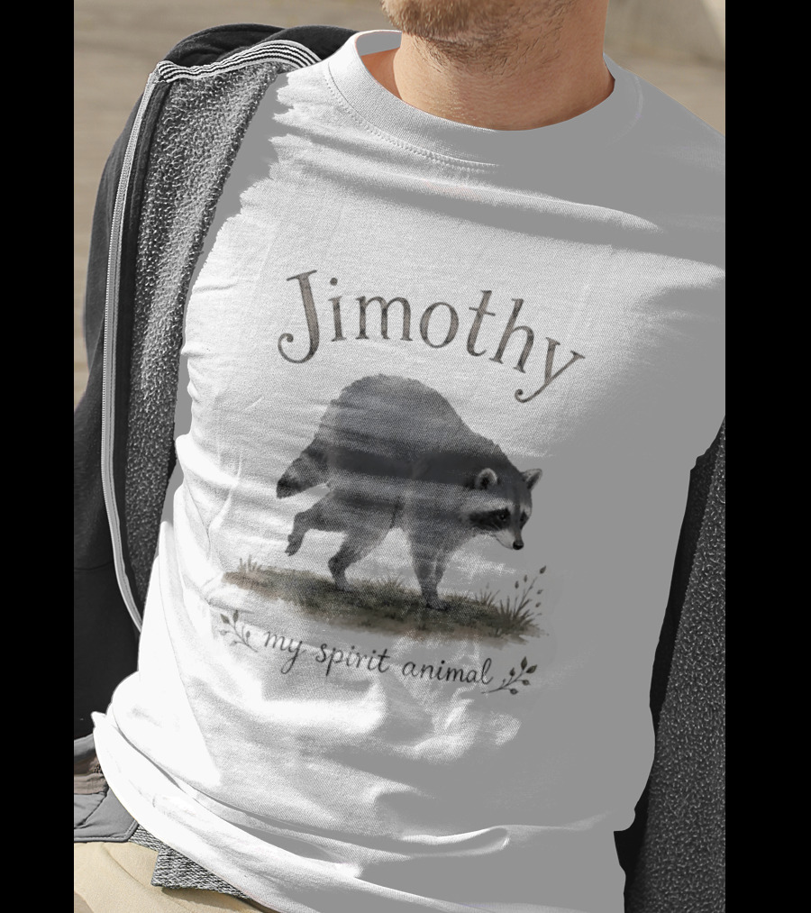 Jimothy My Spirit Animal Raccoon T-Shirt