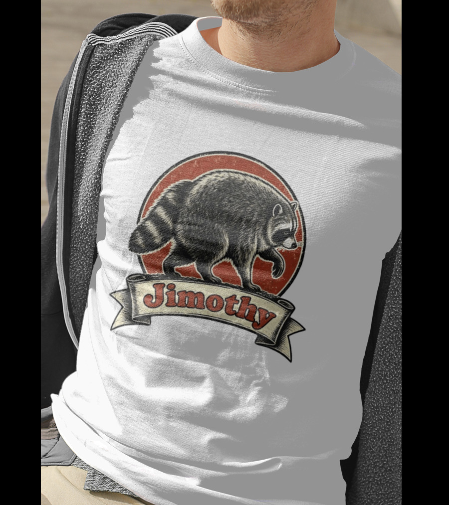 Jimothy Raccoon Vintage Style Meme T-Shirt