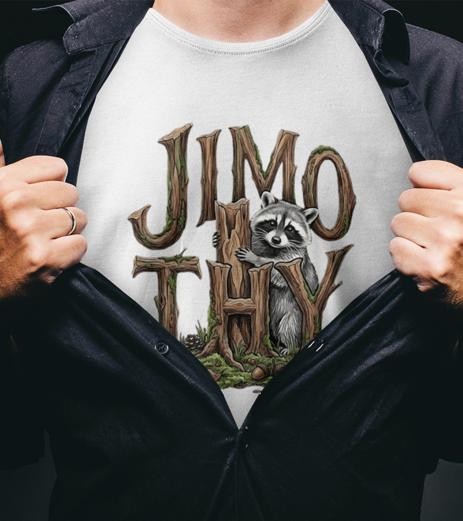 Jimothy The Raccoon Forest Adventure T-Shirt