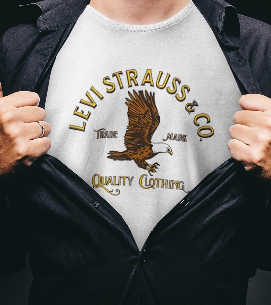 Levi Strauss And Co Eagle Quality Clothing Trademark T-Shirt