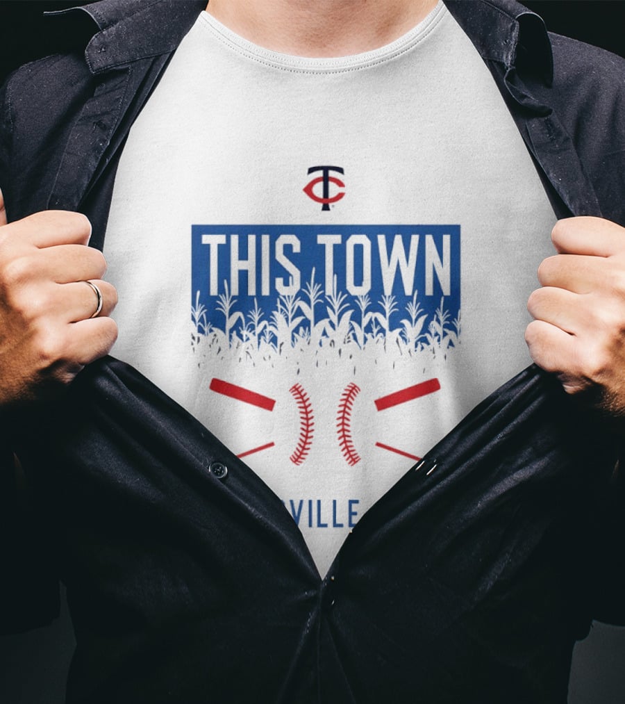 Minnesota Twins 2026 Field Of Dreams Dyersville Iowa This Town T-Shirt