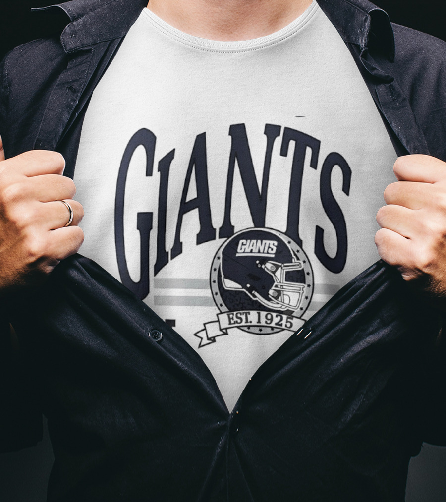 New York Giants Est 1925 Football Helmet T-Shirt