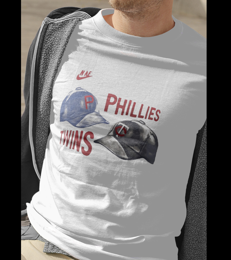 Nike Phillies Twins Baseball Caps 2026 Matchup T-Shirt