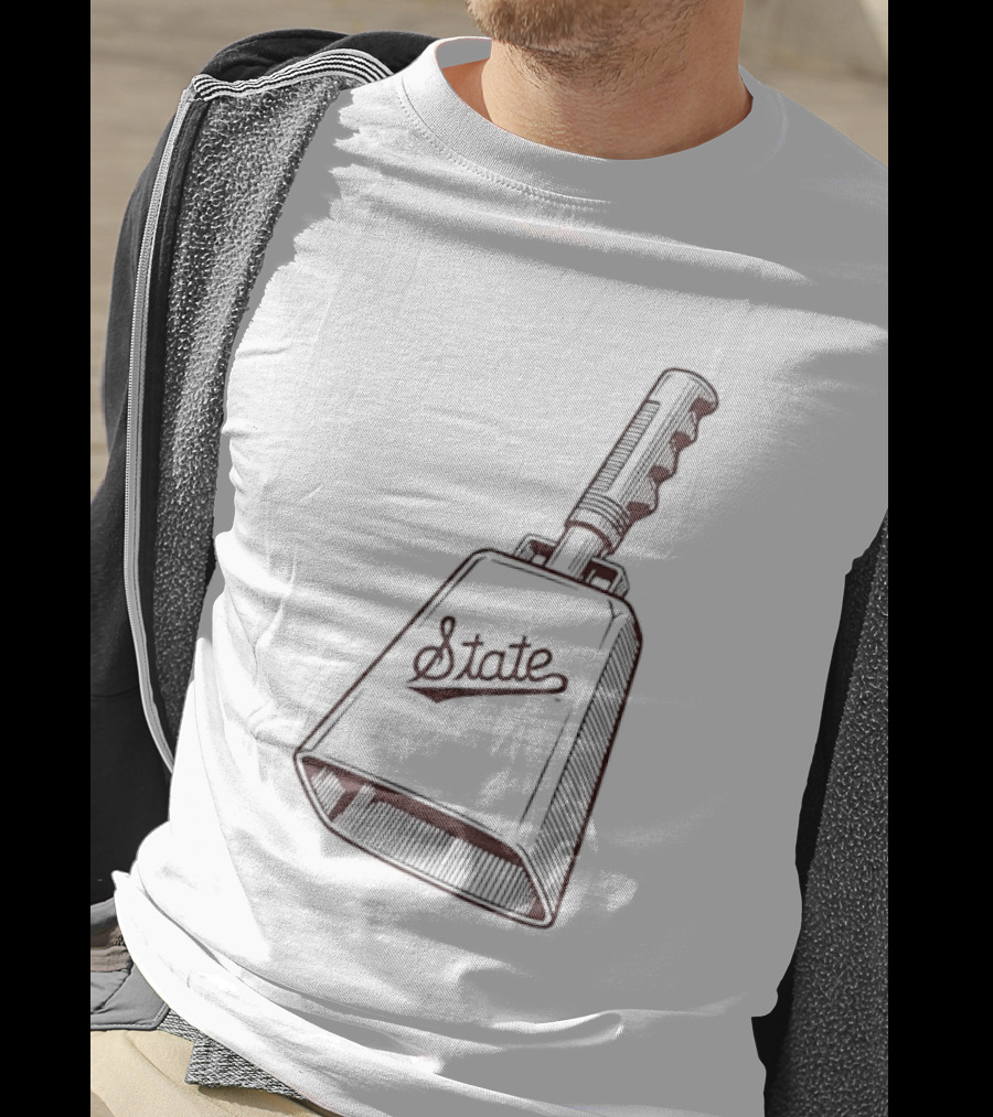 State Cowbell Mississippi State NCAA Football Logo College Game Day Fan Gear T-Shirt