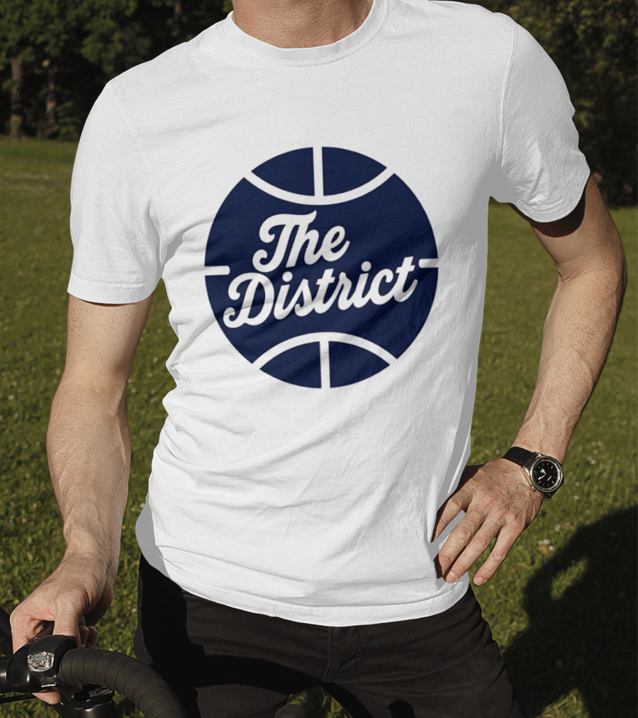 The District Basketball Branding Team Circle T-Shirt