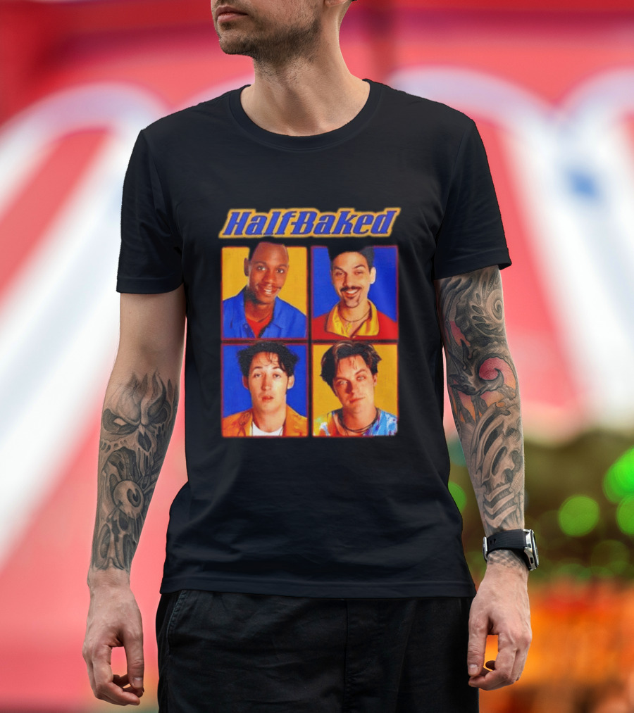 Half Baked Movie Characters Block T-Shirt