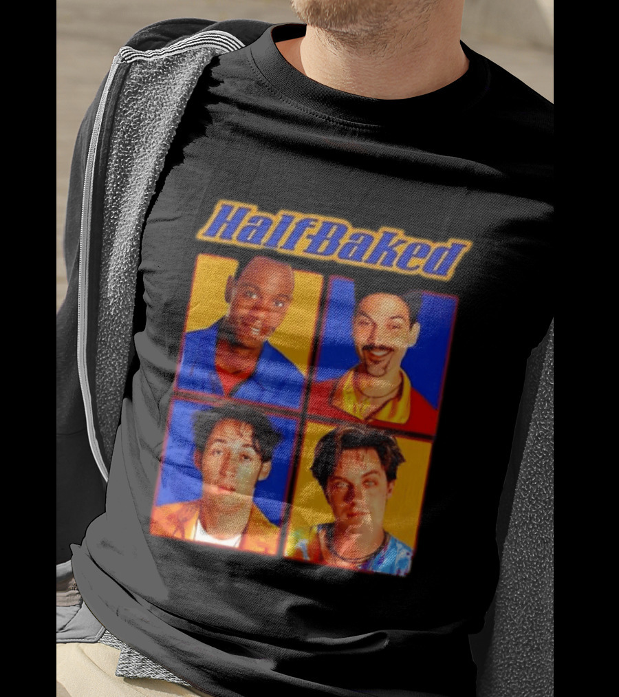 Half Baked Movie Characters Block T-Shirt