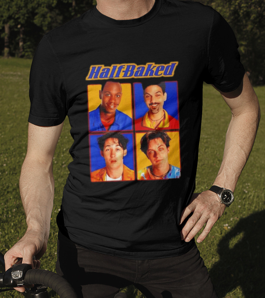 Half Baked Movie Characters Block T-Shirt