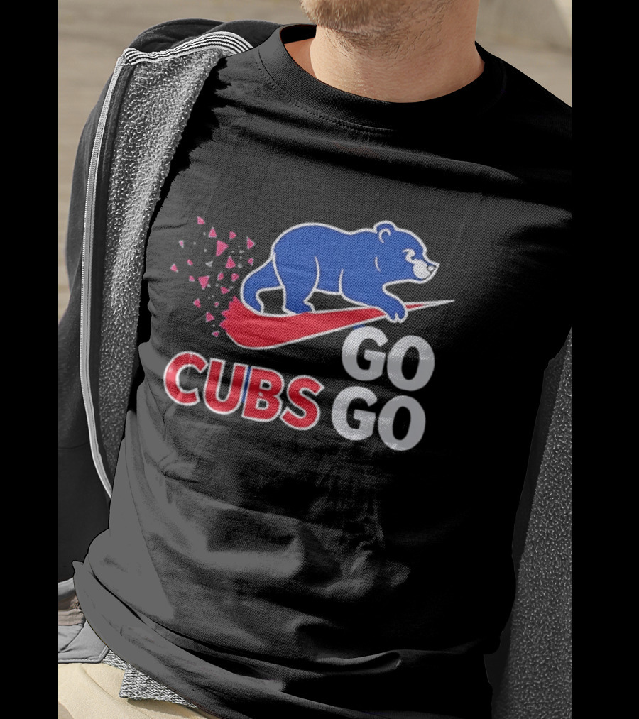 Chicago Cubs Bear Go Go MLB Baseball T-Shirt
