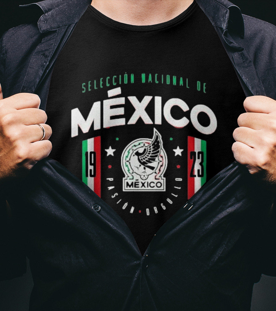 Selección Nacional De México Pasión Orgullo 19 23 Team México T-Shirt