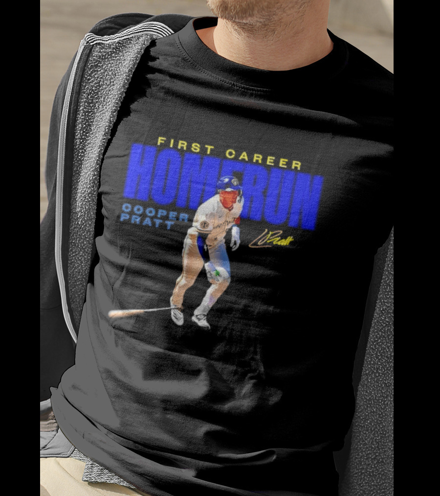 First Career Homerun Cooper Pratt Milwaukee Brewers T-Shirt
