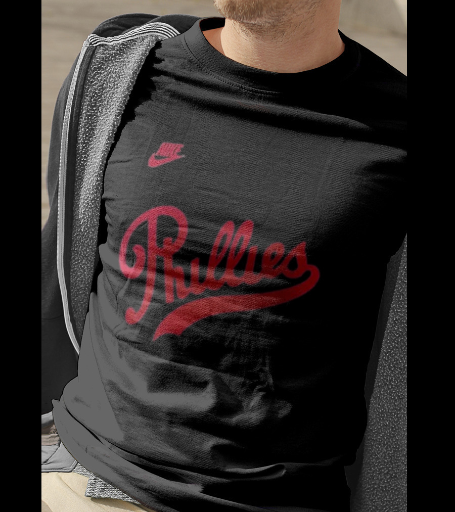 Philadelphia Phillies 2026 Field Of Dreams Phillies Nike Wordmark T-Shirt