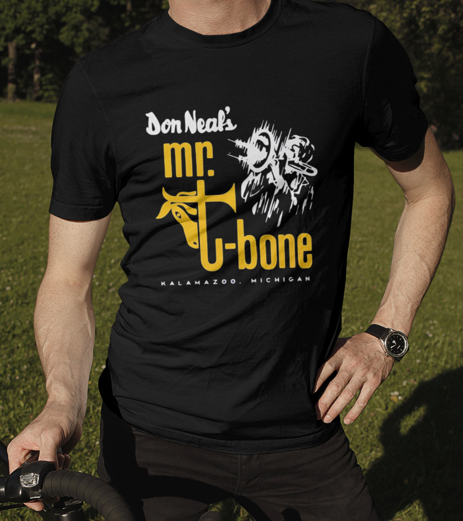 Don Neal's Mr Bone Kalamazoo Michigan Trombone T-Shirt