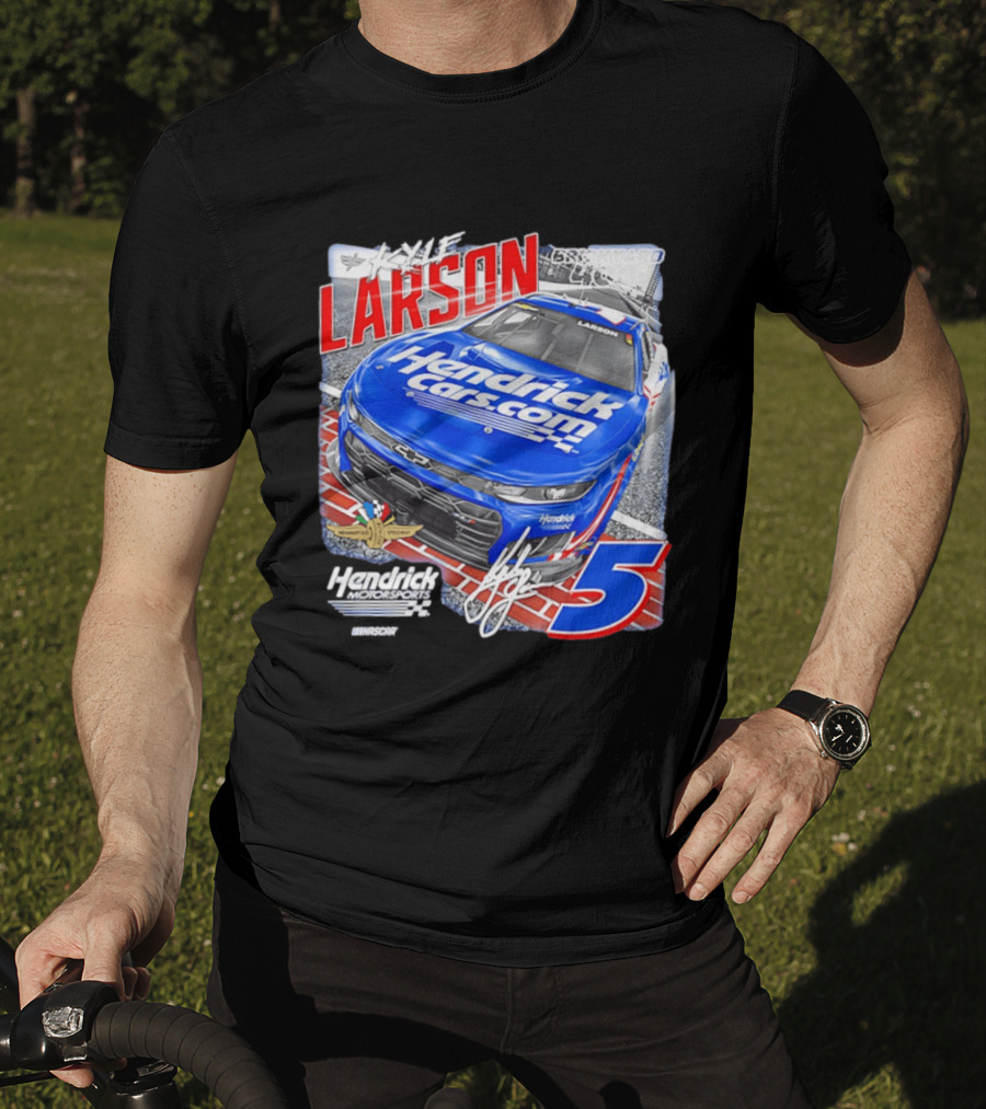 Kyle Larson Hendrick Motorsports No 5 Brickyard 400 T-Shirt