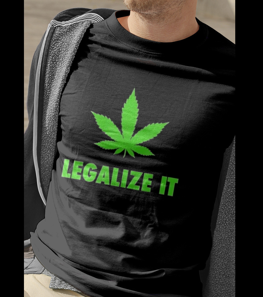 Legalize It Green Marijuana Leaf Cannabis T-Shirt