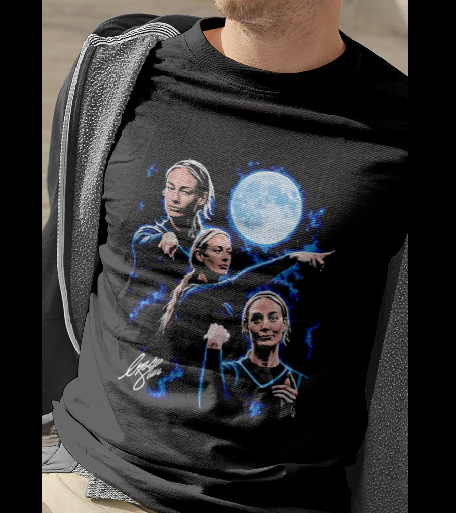Sophie Cunningham Pointing Wolves Full Moon Iconic Gesture T-Shirt