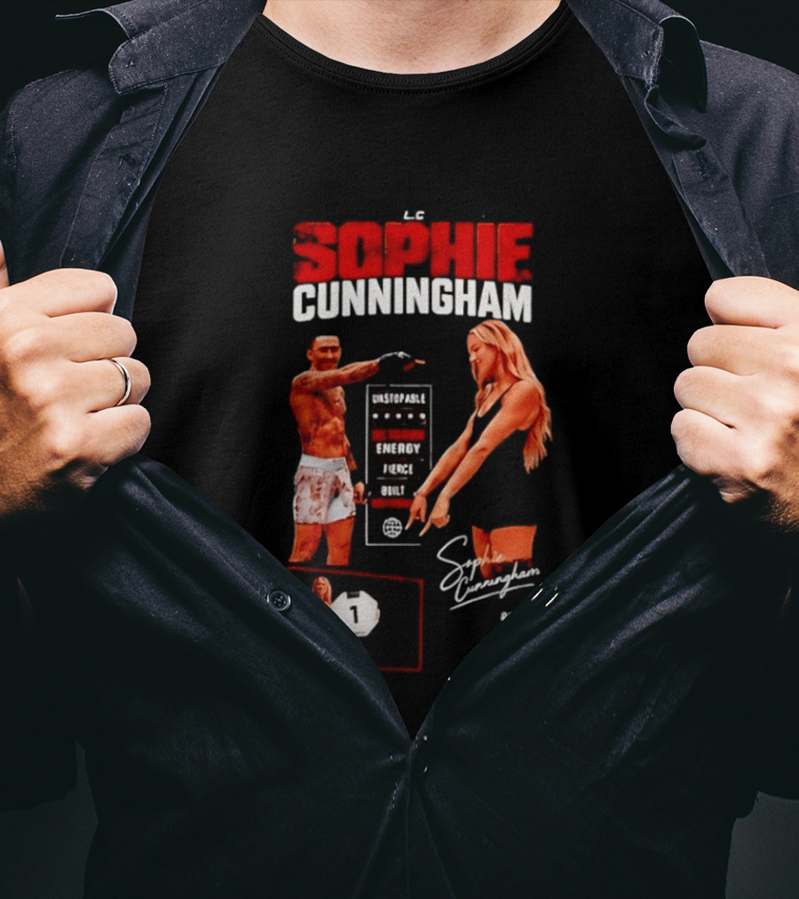Sophie Cunningham Energy Juice UFC 329 Ring Girl T-Shirt