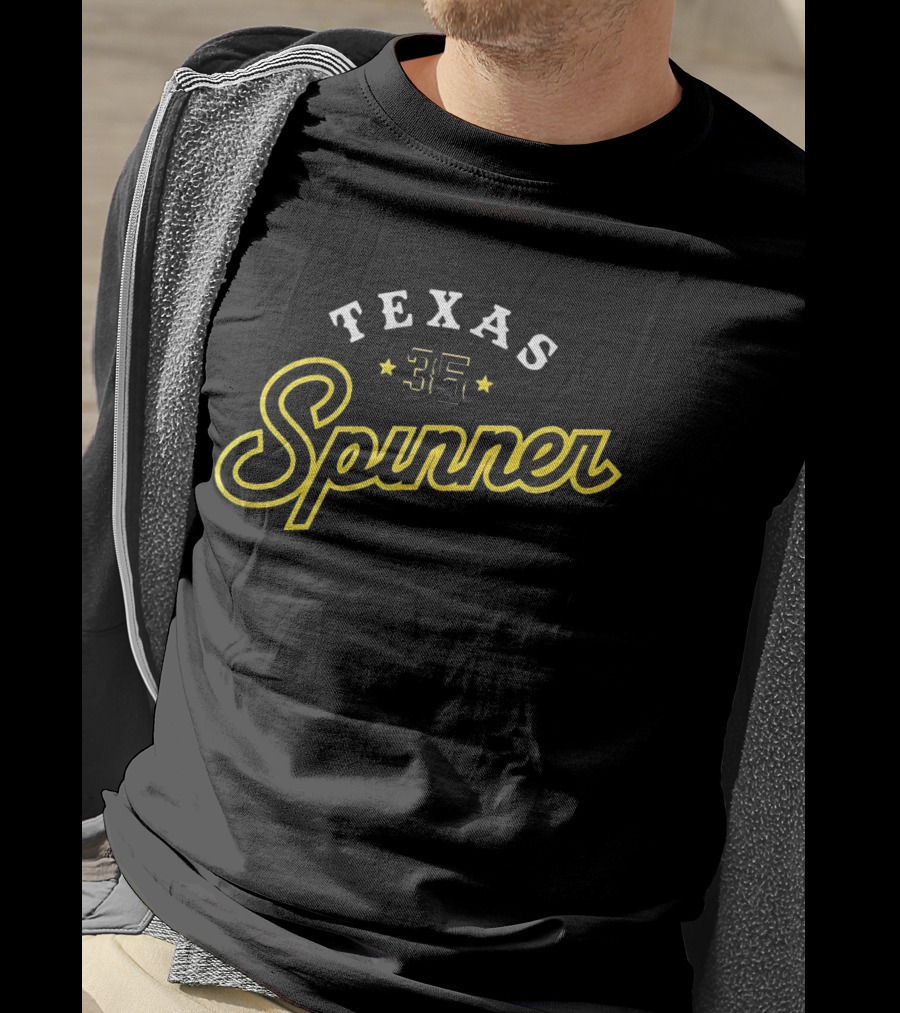 Texas Spinner 35 Braxton Ashcraft Pittsburgh Pirates Baseball T-Shirt