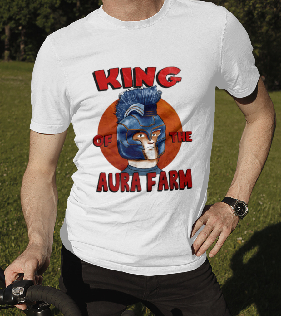 King Of The Aura Farm Hank Hill Helmet Warrior T-Shirt
