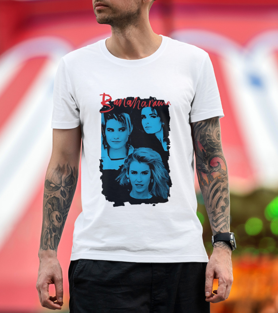 Bananarama True Confessions Album Cover Retro Blue T-Shirt