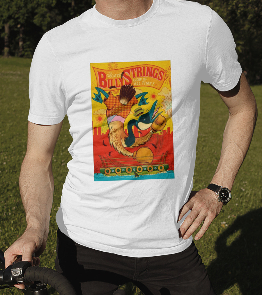 Billy Strings Boston MA July 21 2026 Greatest Show Of All Time Boxing Duck With Gloves T-Shirt