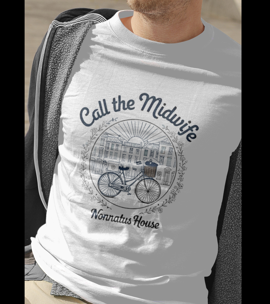 Call The Midwife Nonnatus House Bicycle T-Shirt