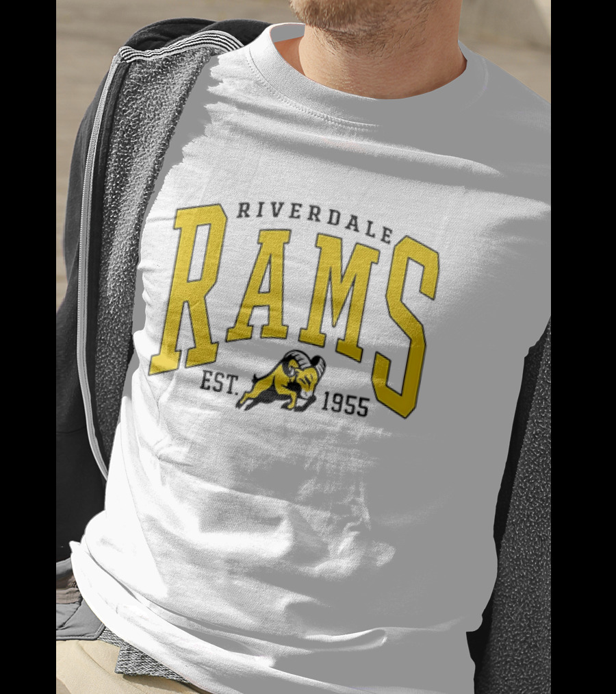 Riverdale Rams Est 1955 Yellow Ram T-Shirt