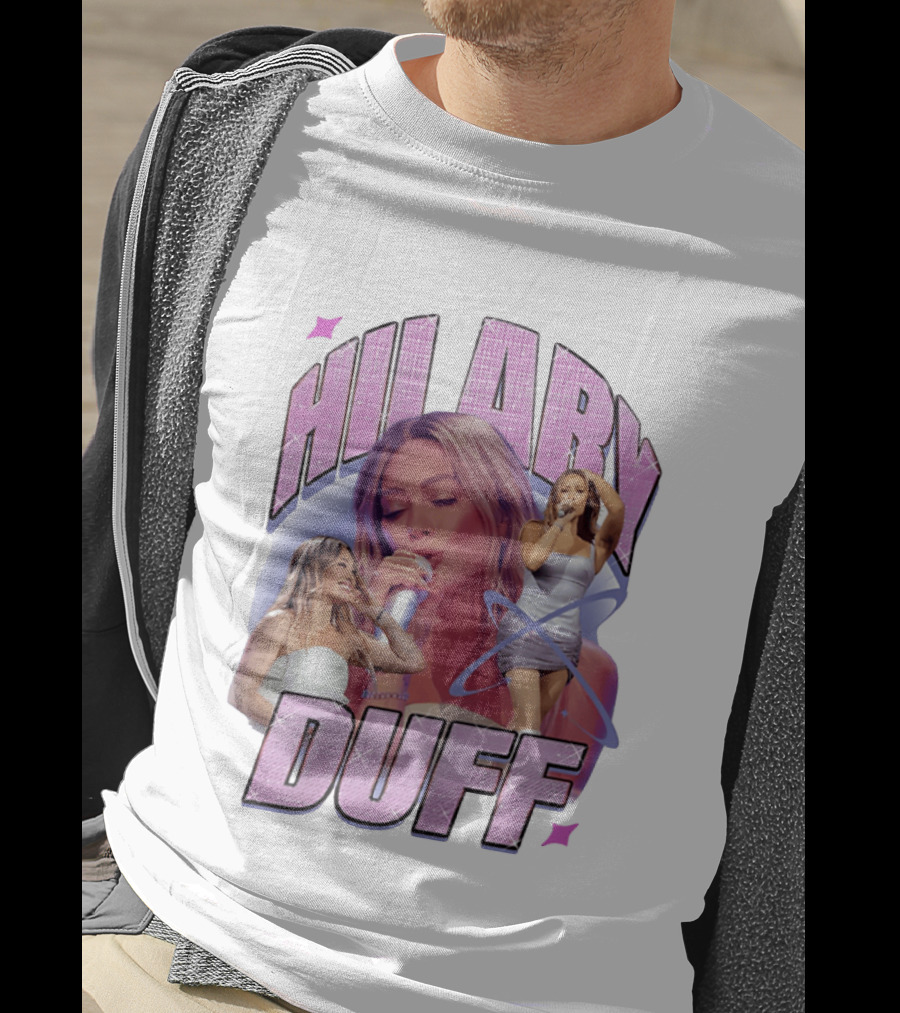 Hilary Duff Concert Moments Glamorous Performance Aesthetic T-Shirt