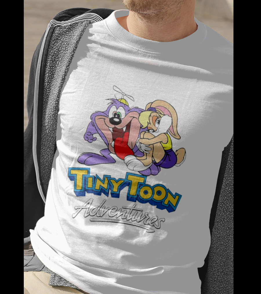 Tiny Toon Adventures Dizzy Devil Lola Bunny Cartoon Classic Characters T-Shirt