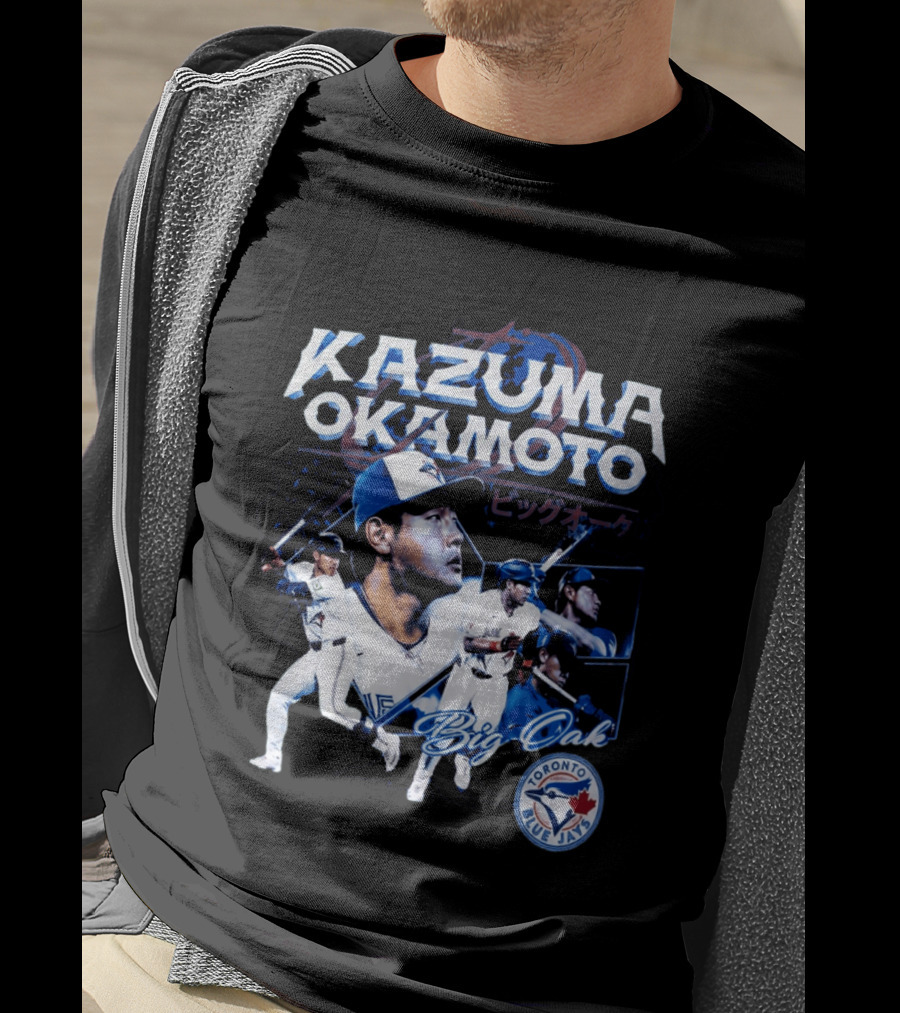 Kazuma Okamoto Big Oak Toronto Blue Jays T-Shirt
