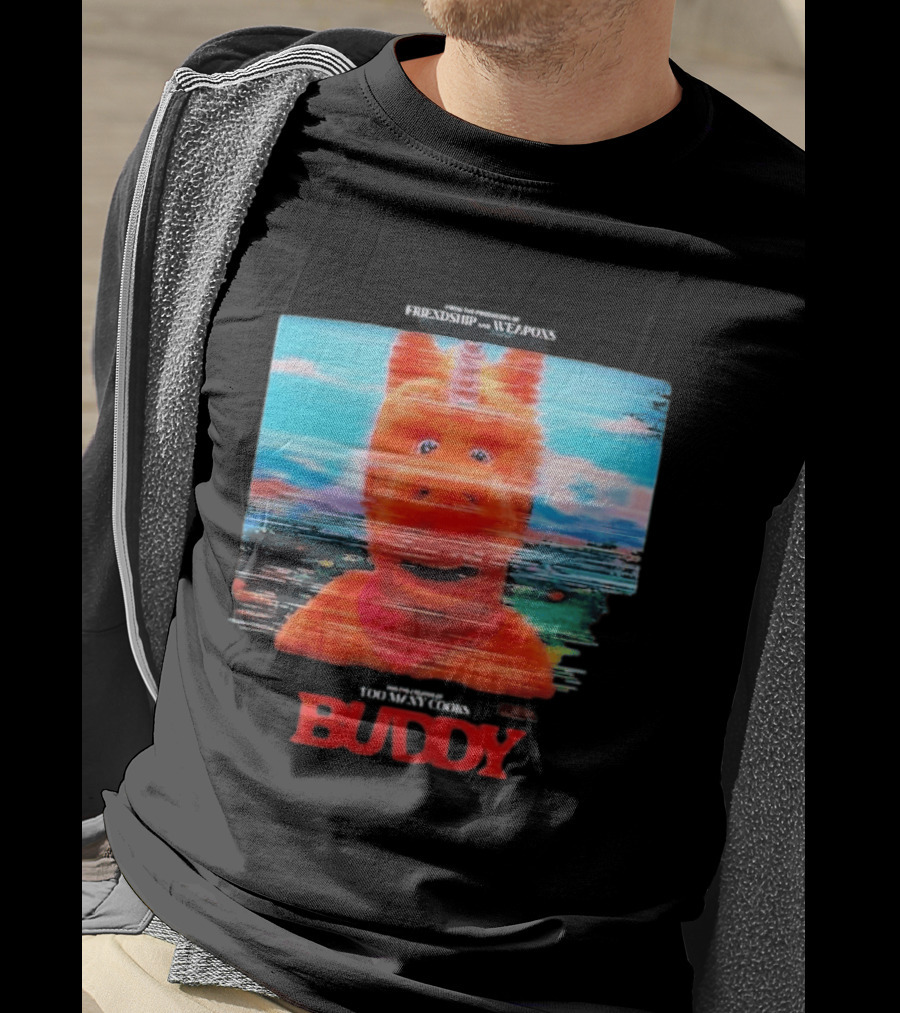 Buddy Unicorn Friendship And Weapons Movie Premiere August 28 2026 T-Shirt