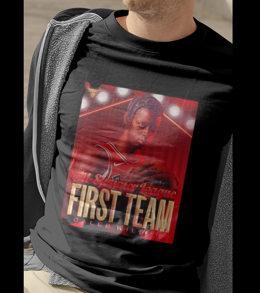 All Summer League First Team Caleb Wilson Basketball 2026 T-Shirt