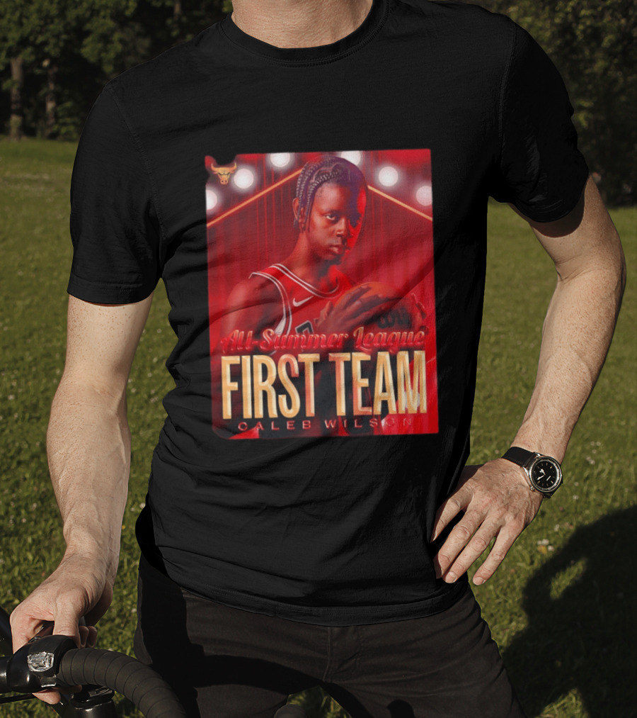 All Summer League First Team Caleb Wilson Basketball 2026 T-Shirt