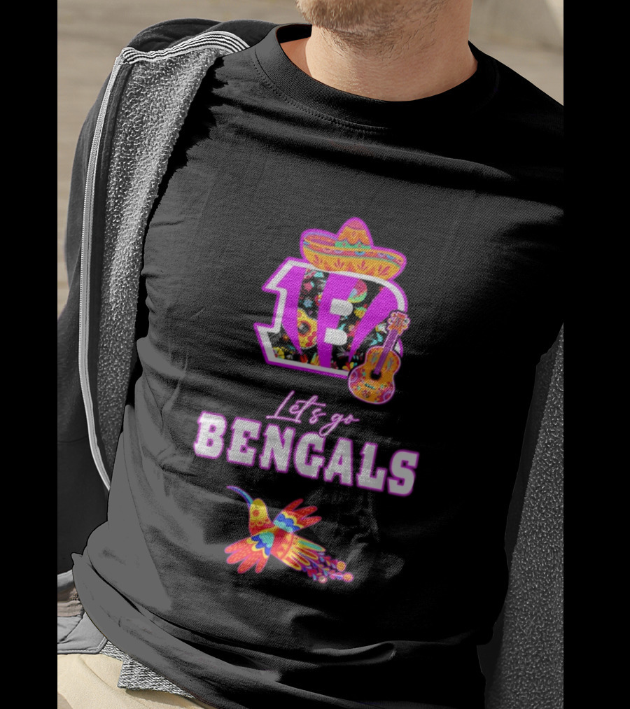 Let's Go Bengals Hispanic Heritage Fiesta Mexican Celebration T-Shirt