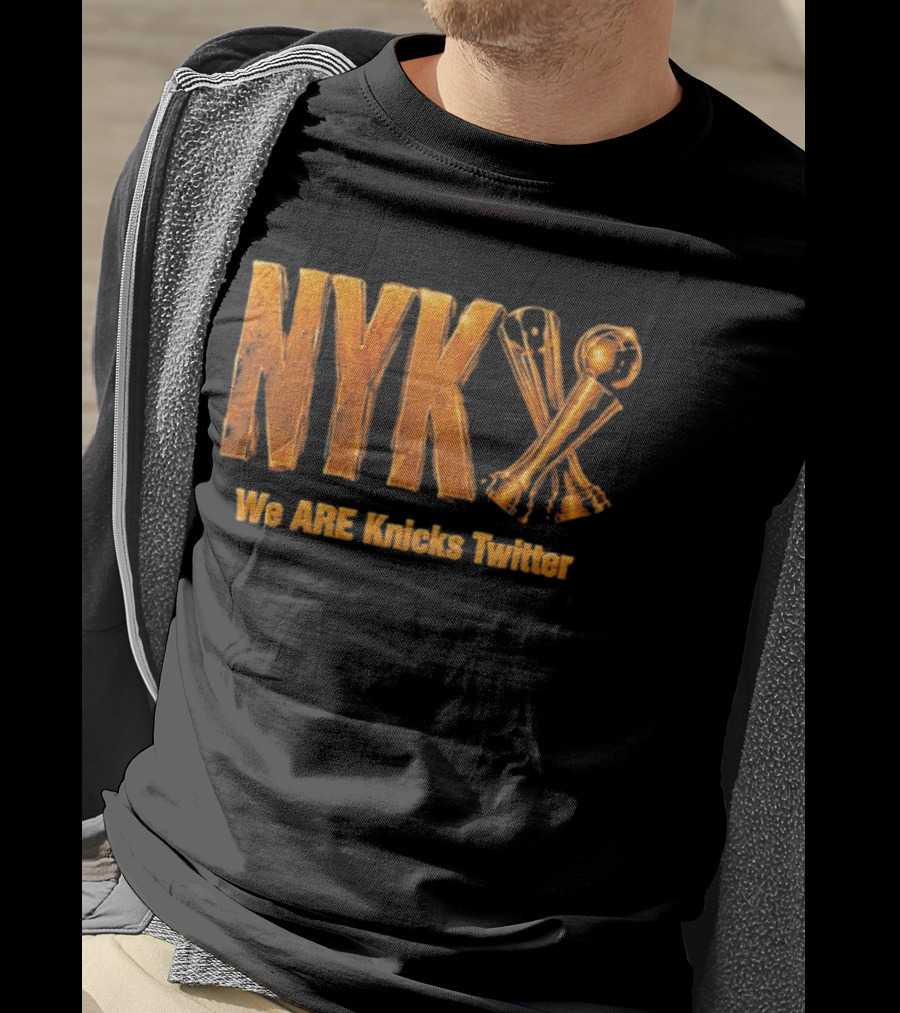 NYK We Are Knicks Twitter Trophy T-Shirt