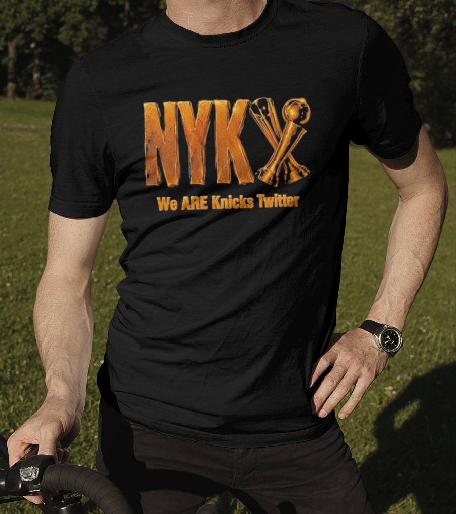 NYK We Are Knicks Twitter Trophy T-Shirt