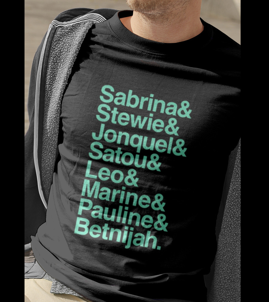 New York Women's Basketball Sabrina Stewie Jonquel Satou Leo Marine Pauline Betnijah Ampersand 2026 T-Shirt