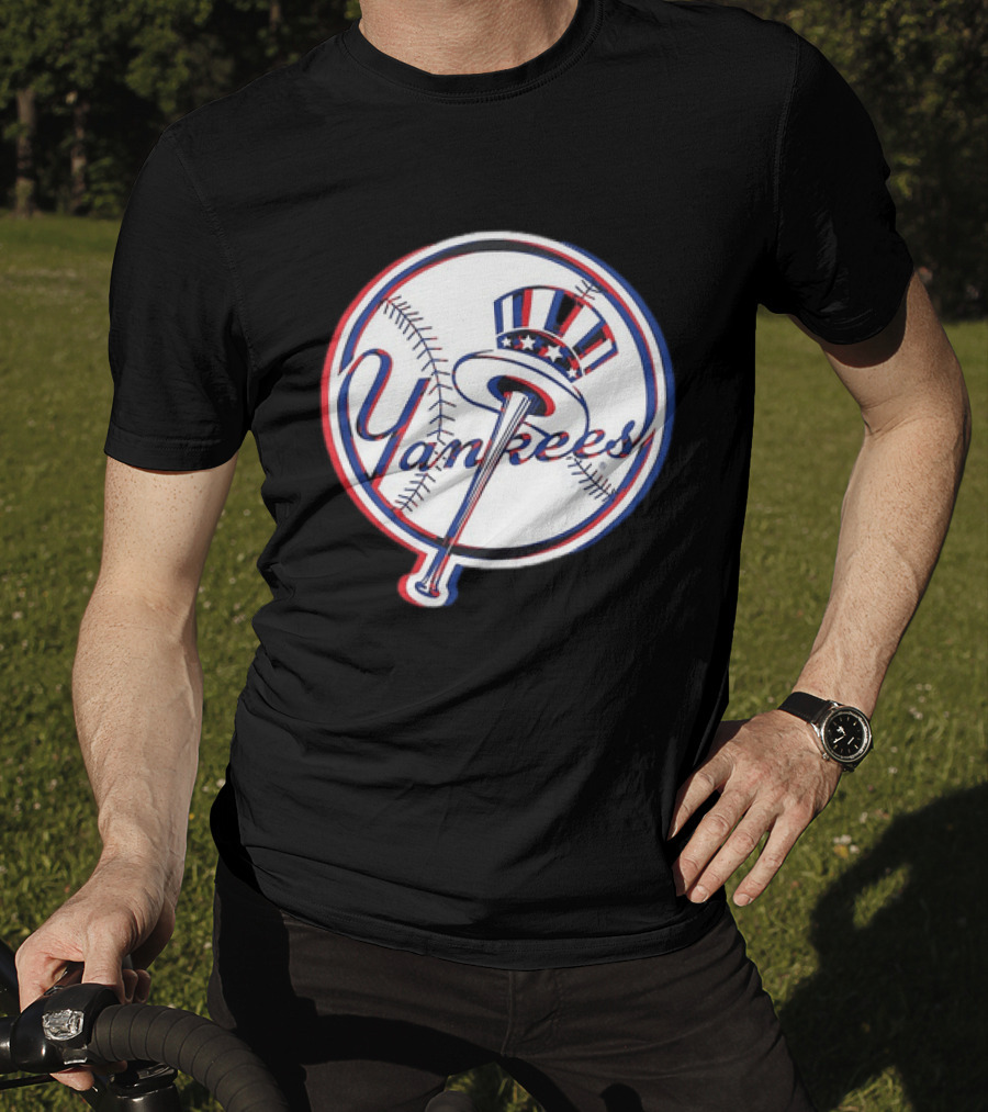 New York Yankees MLB 2026 Glitch Yankees Baseball T-Shirt