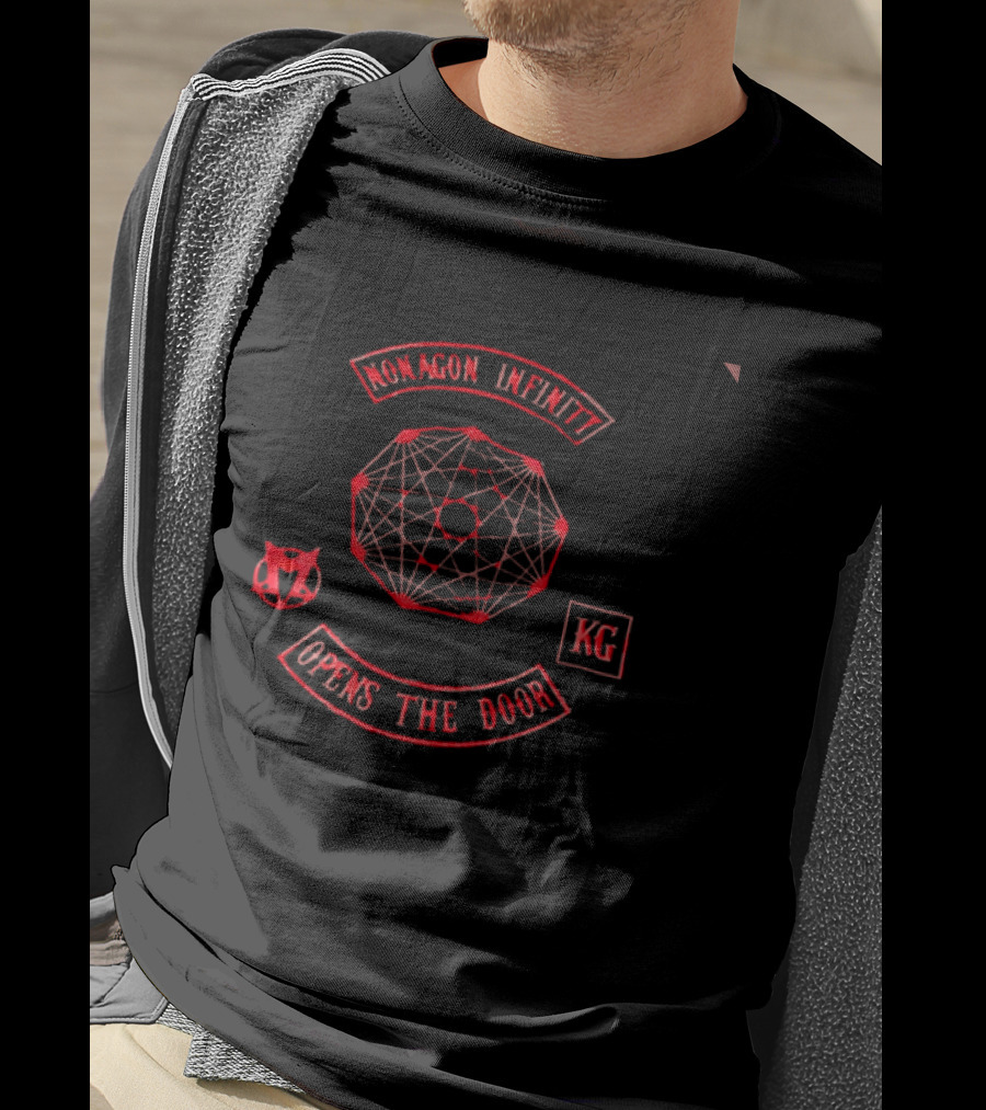 Nonagon Infinity Opens The Door KG Lizard Wizard T-Shirt