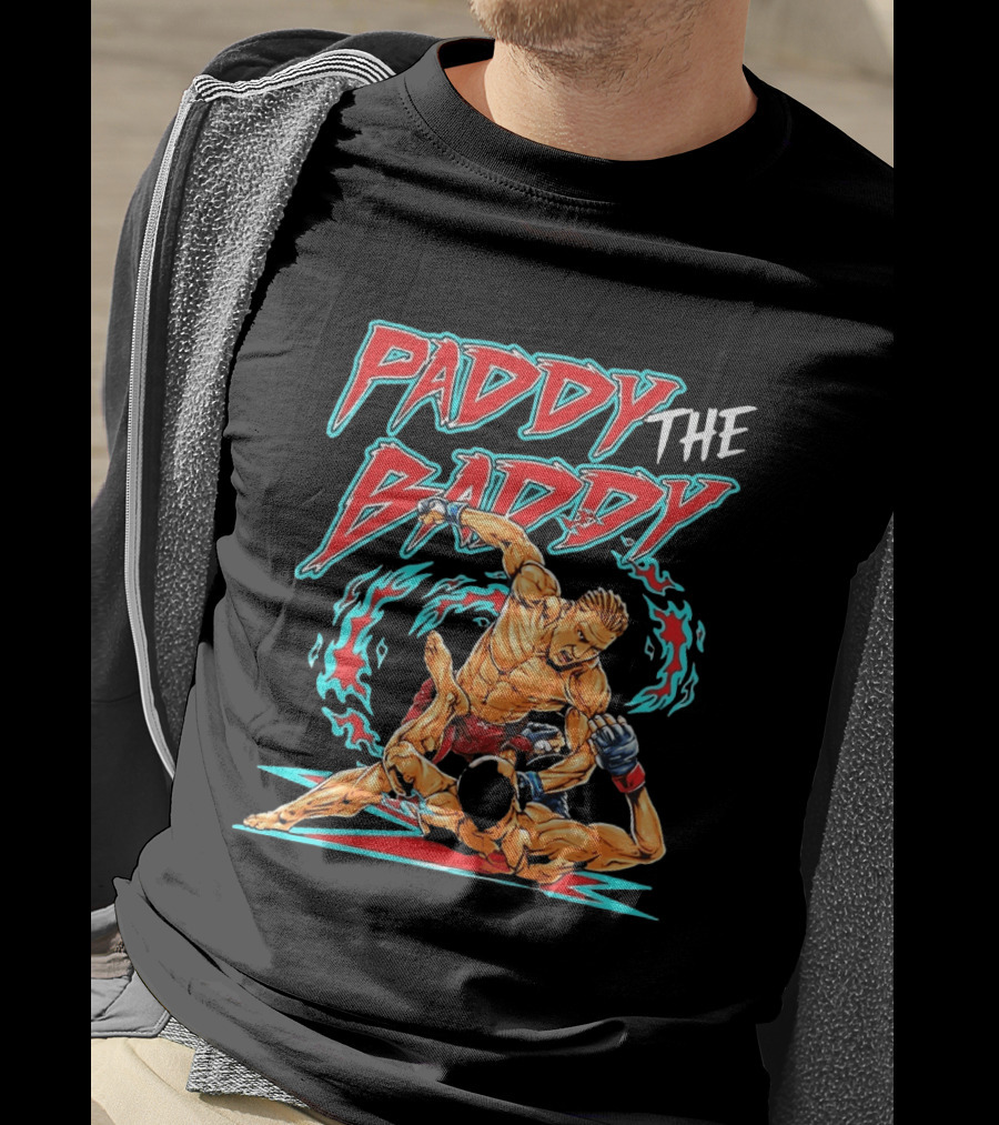 Paddy The Baddy UFC Cartoon Fighter Action T-Shirt