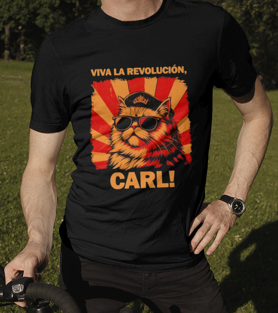 Viva La Revolución Carl Persian Cat King T-Shirt