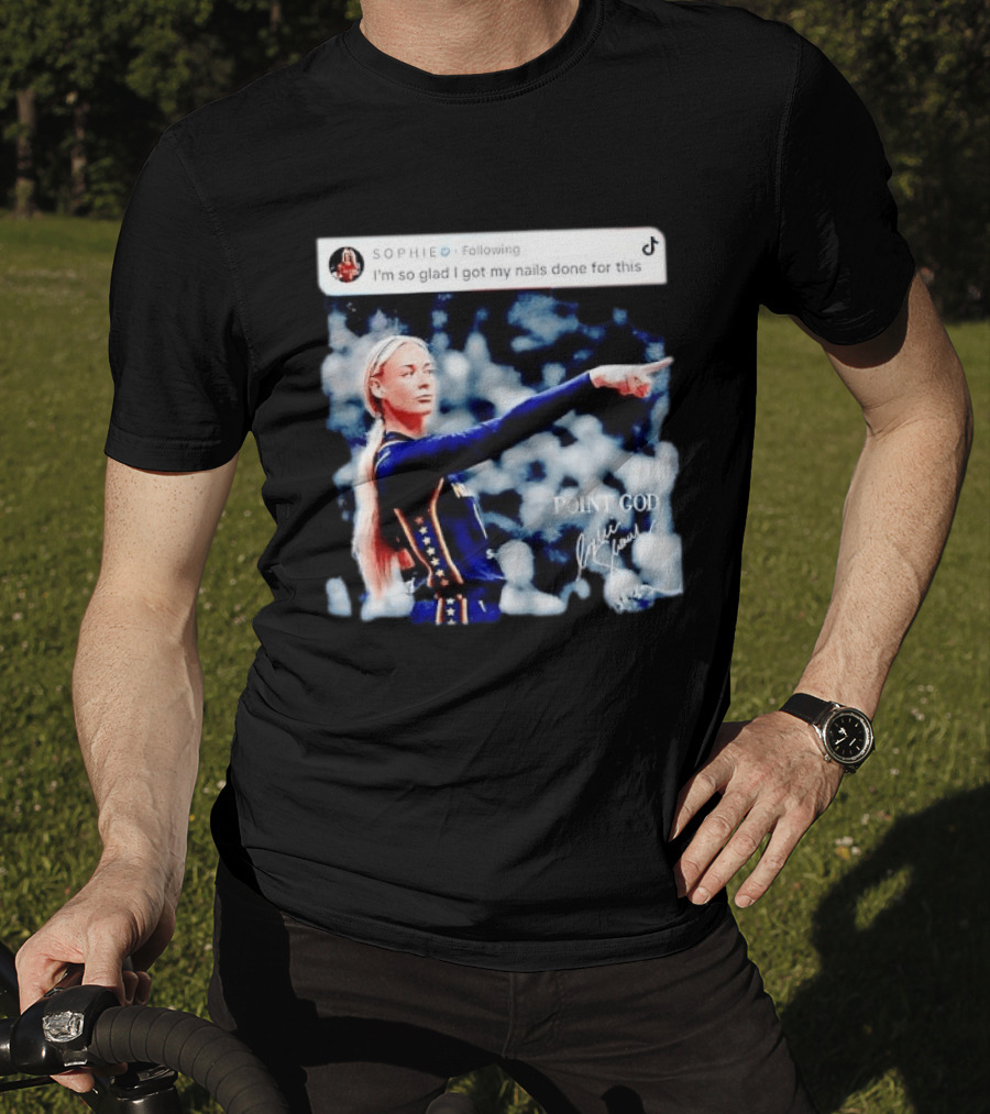Sophie Cunningham Point God Indiana Fever I'm So Glad I Got My Nails Done For This T-Shirt