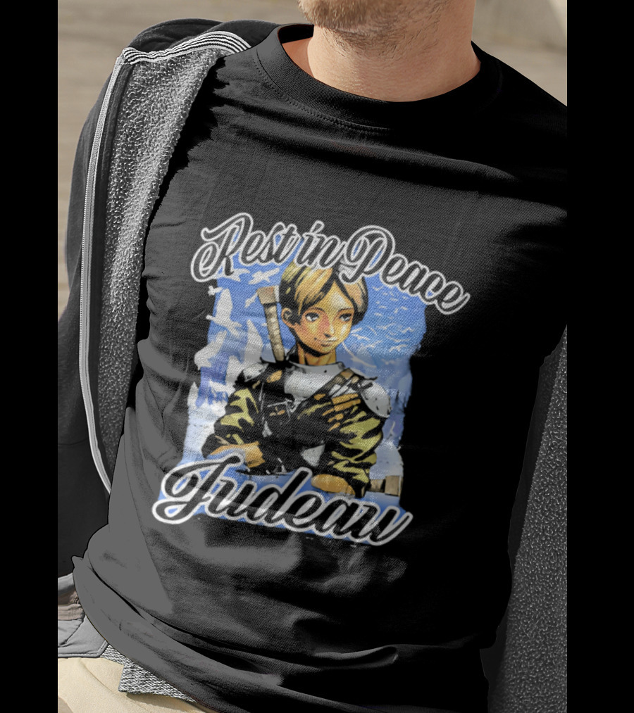 Rest In Peace Judeau Berserk Remembrance With Sword And Birds T-Shirt