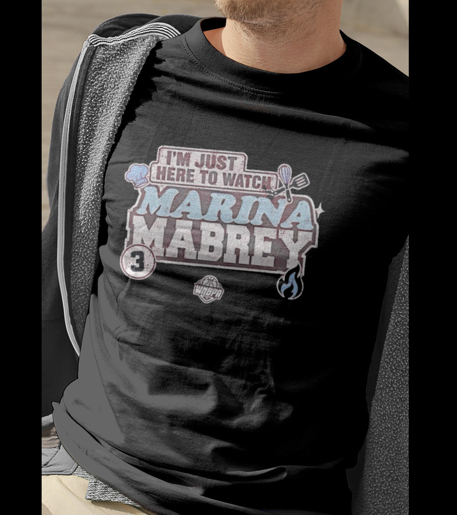 I'm Just Here To Marina Mabrey WNBA 3 Toronto Tempo T-Shirt