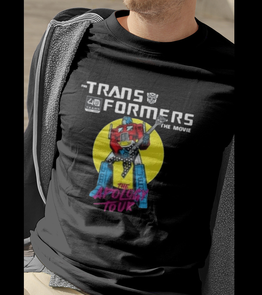 Transformers The Movie 40 Years The Apology Tour 2026 Celebration Of Life Concert House Of Blues July 23 San Diego California T-Shirt