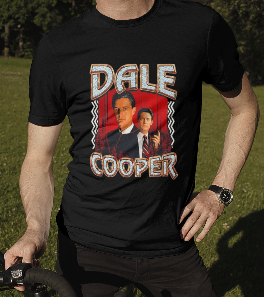 Dale Cooper Twin Peaks Retro Style Forest T-Shirt