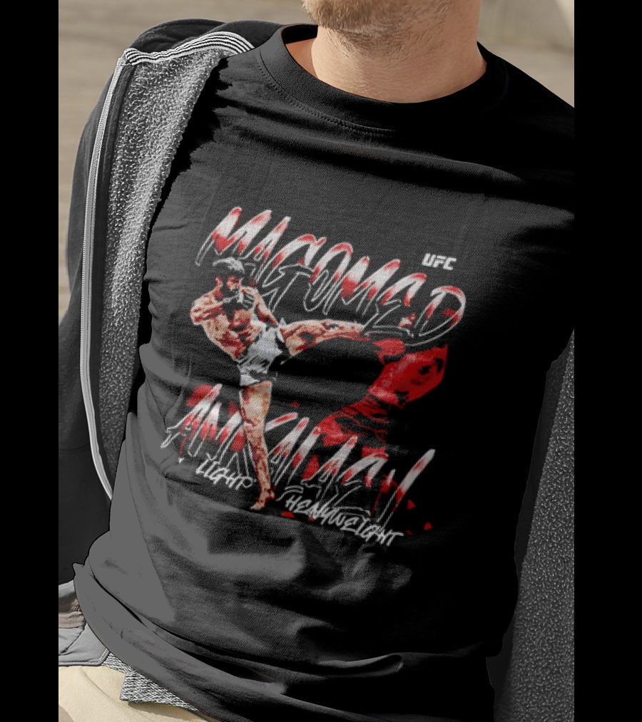 UFC Magomed Ankalaev Light Heavyweight Fighter T-Shirt