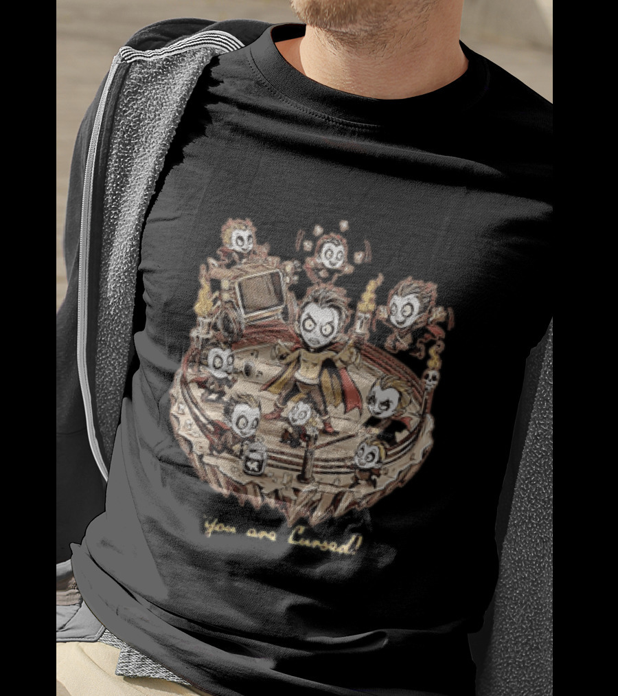 Vampire Ring Leader Performers You Are Cursed Ensemble With Miniature Creatures T-Shirt
