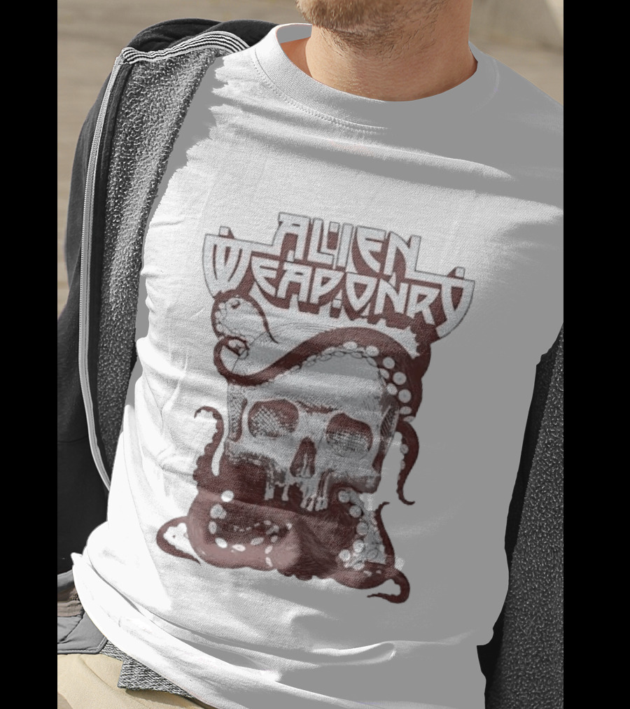Alien Weaponry Skull Octopus Band Merchandise T-Shirt